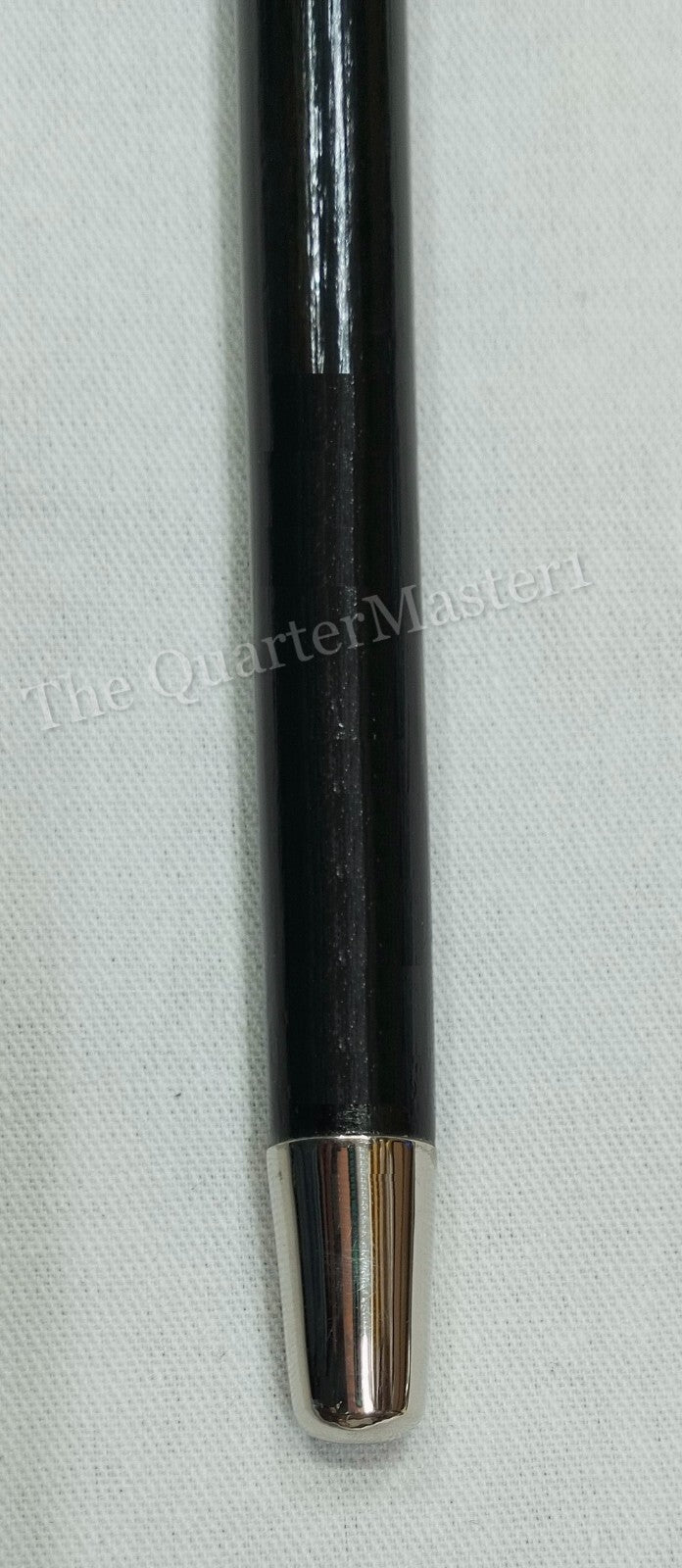 Regimental Swagger Stick Black Plain Top