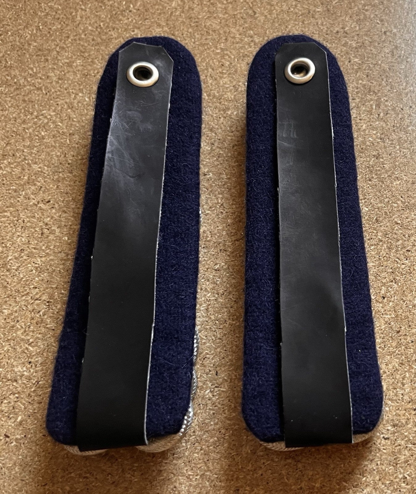 Royal Horse Artillery Shoulder Cords Silver Wire Braid With Backing Attachments