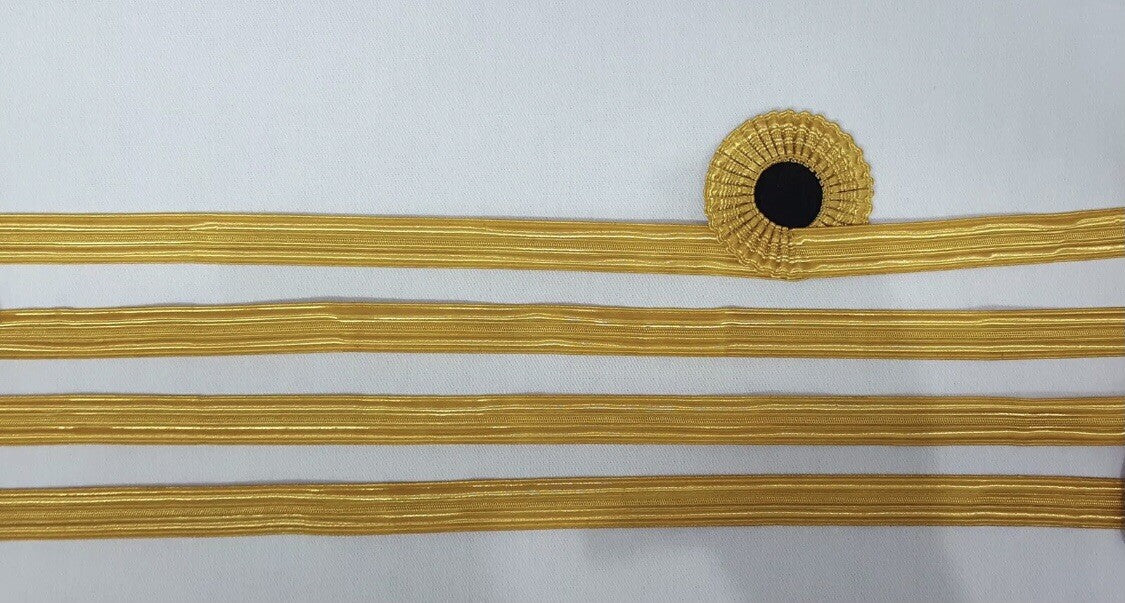 Sleeve Cuff Royal Navy 0.5% Gold Naval Lace Bar For (Additional Ranks)