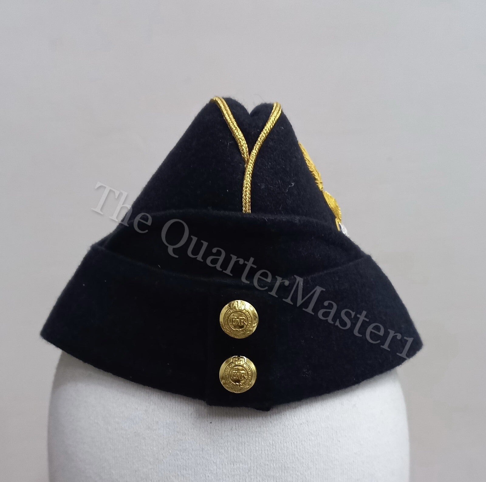 (RE) Royal Engineers Officers Side Hat /Cap 100% Wool /Melton (Brand New)