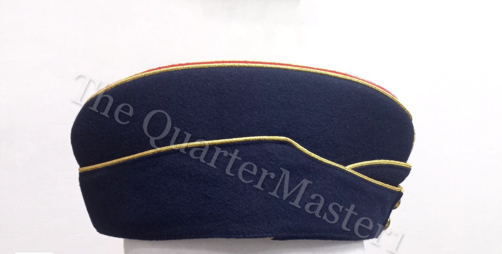 Staff Officer’s Side Hat /Cap 100% Wool /Melton (Brand New) With King’s Crown