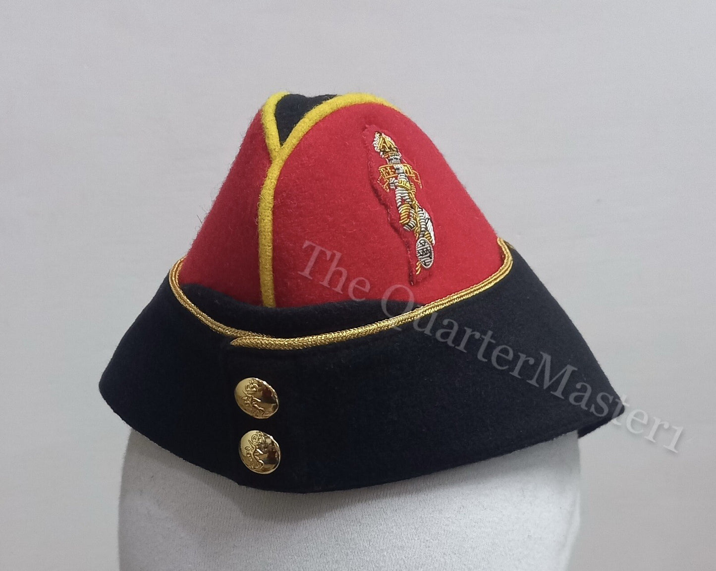 REME OfficerS Side Hat /Cap 100% Wool /Melton King Charles III Crown (Brand New)