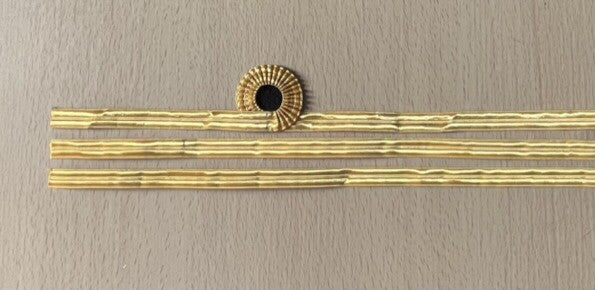 Royal Navy Sleeve Cuff Curls Gold RN Sub Lieutenant ( Pair )