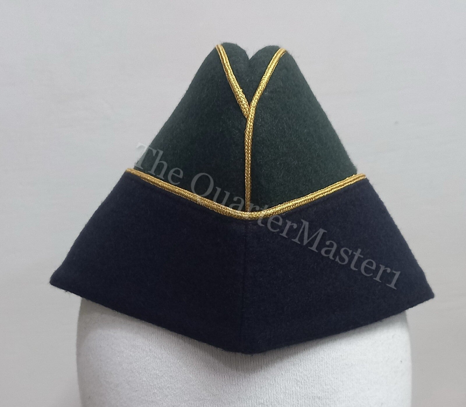 Yorkshire Regiment Officer's Side Hat /Cap 100% Wool /Melton (Brand New)