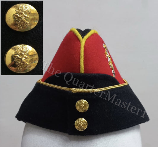 REME OfficerS Side Hat /Cap 100% Wool /Melton King Charles III Crown (Brand New)