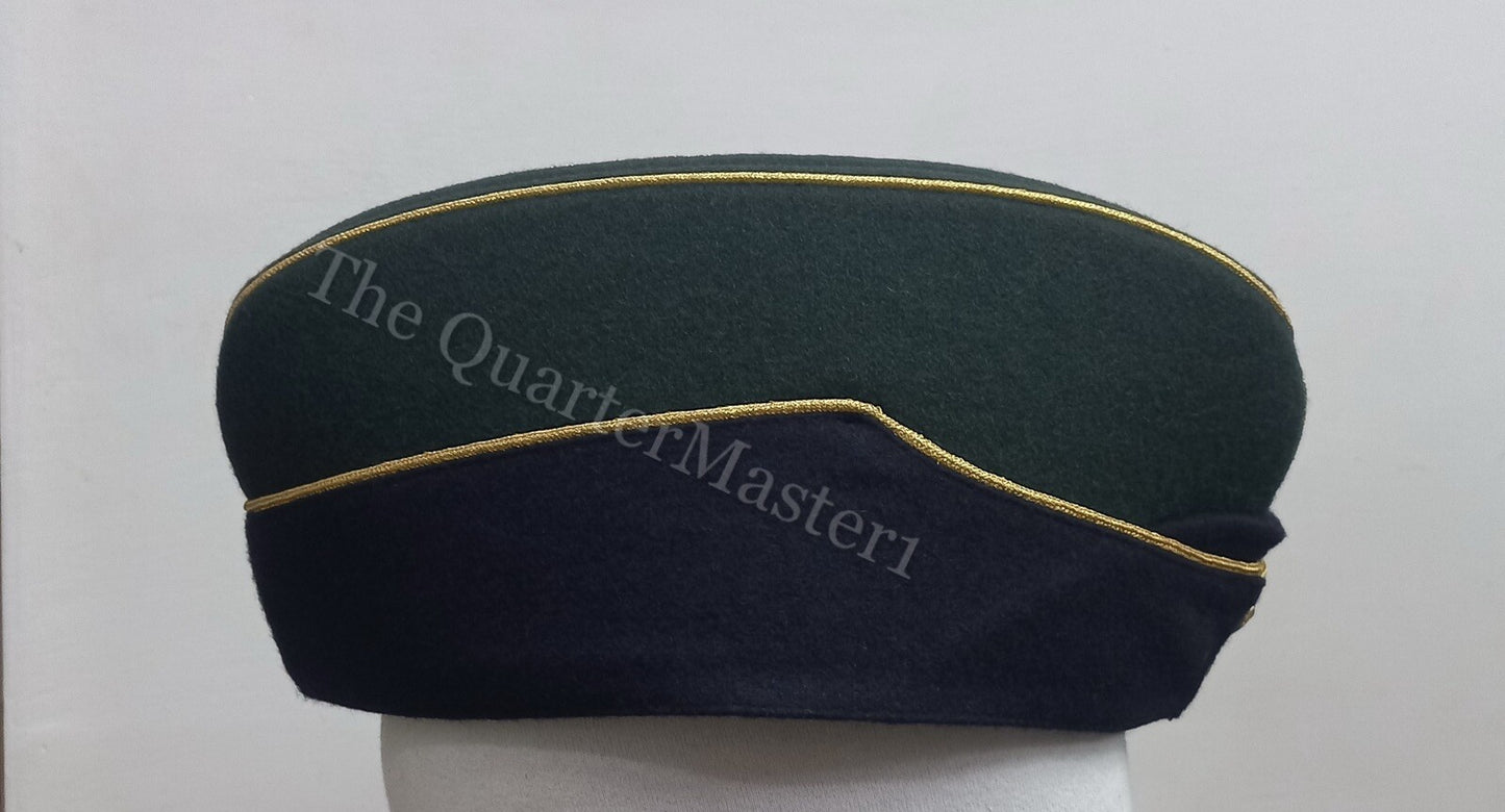 Yorkshire Regiment Officer's Side Hat /Cap 100% Wool /Melton (Brand New)