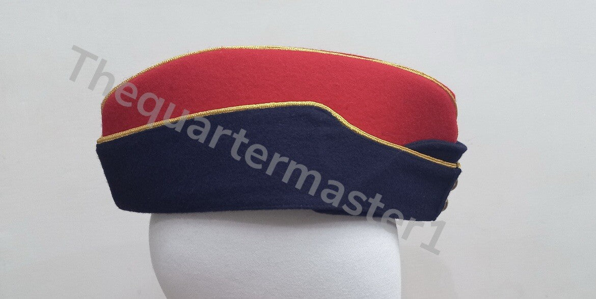 Royal Artillery Officers Side Hat /Cap 100% Wool /Melton , (Brand New)