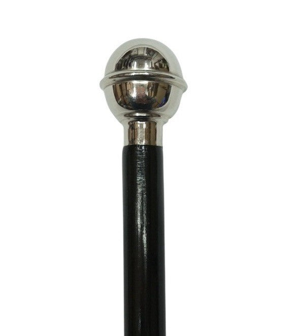 Regimental Swagger Stick Black Plain Top