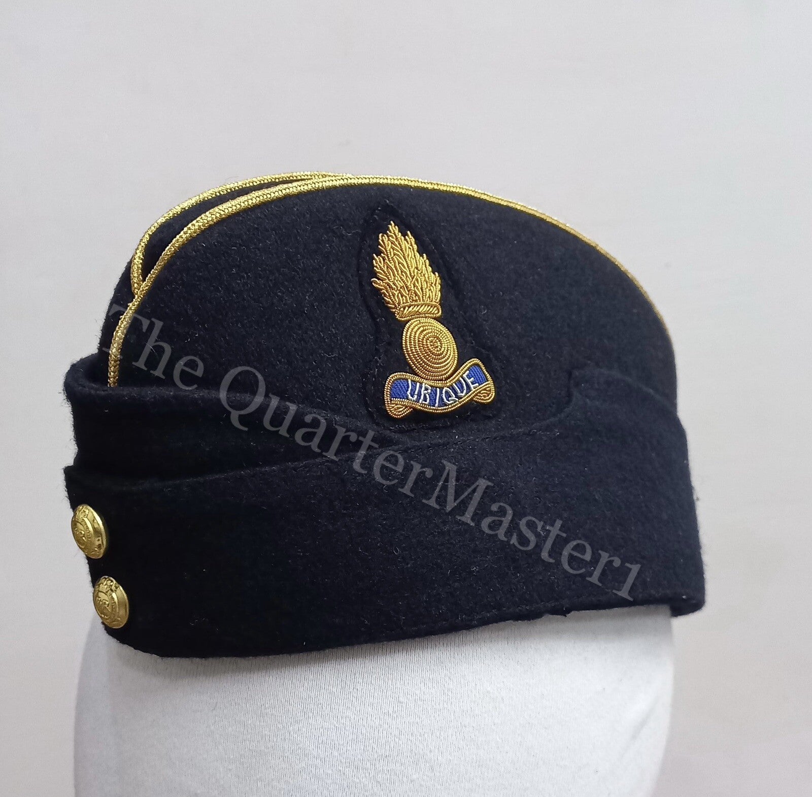 (RE) Royal Engineers Officers Side Hat /Cap 100% Wool /Melton (Brand New)