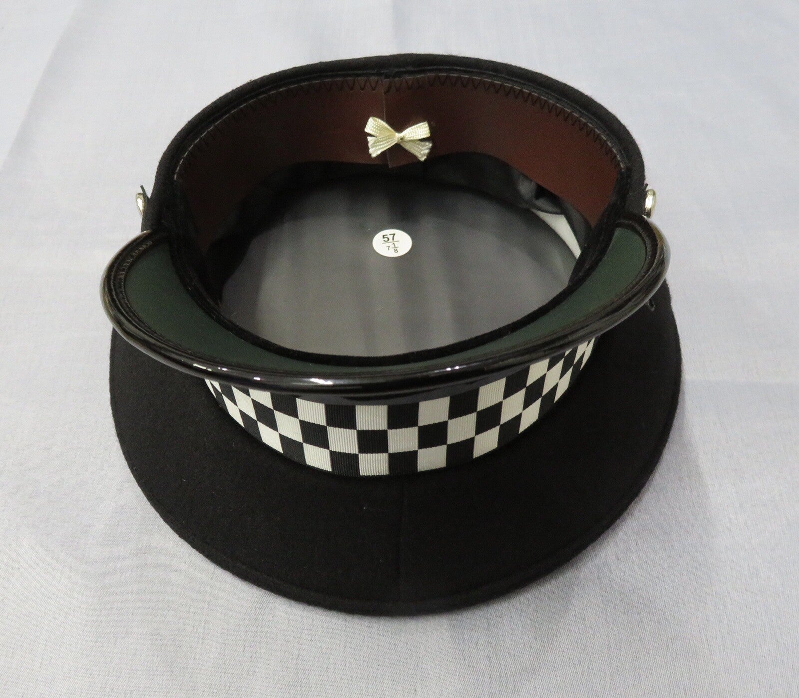 UK/ British Police officer  Cap / Hat ( Black Wool/Melton Top)