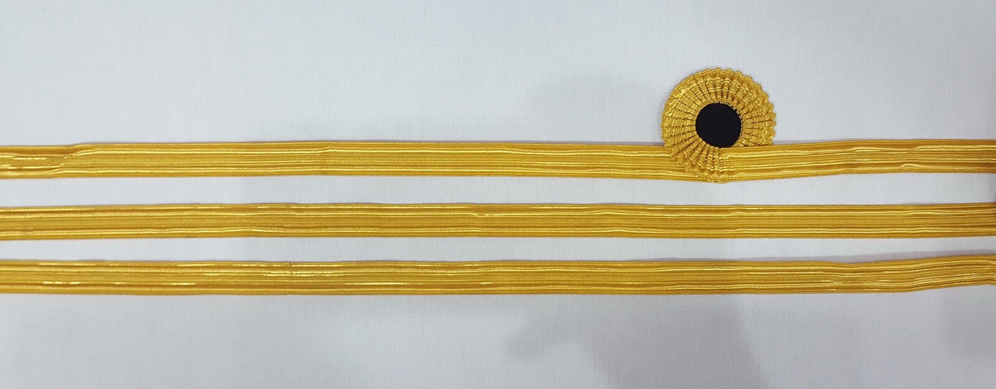 Sleeve Cuff Royal Navy 0.5% Gold Naval Lace Bar For (Additional Ranks)