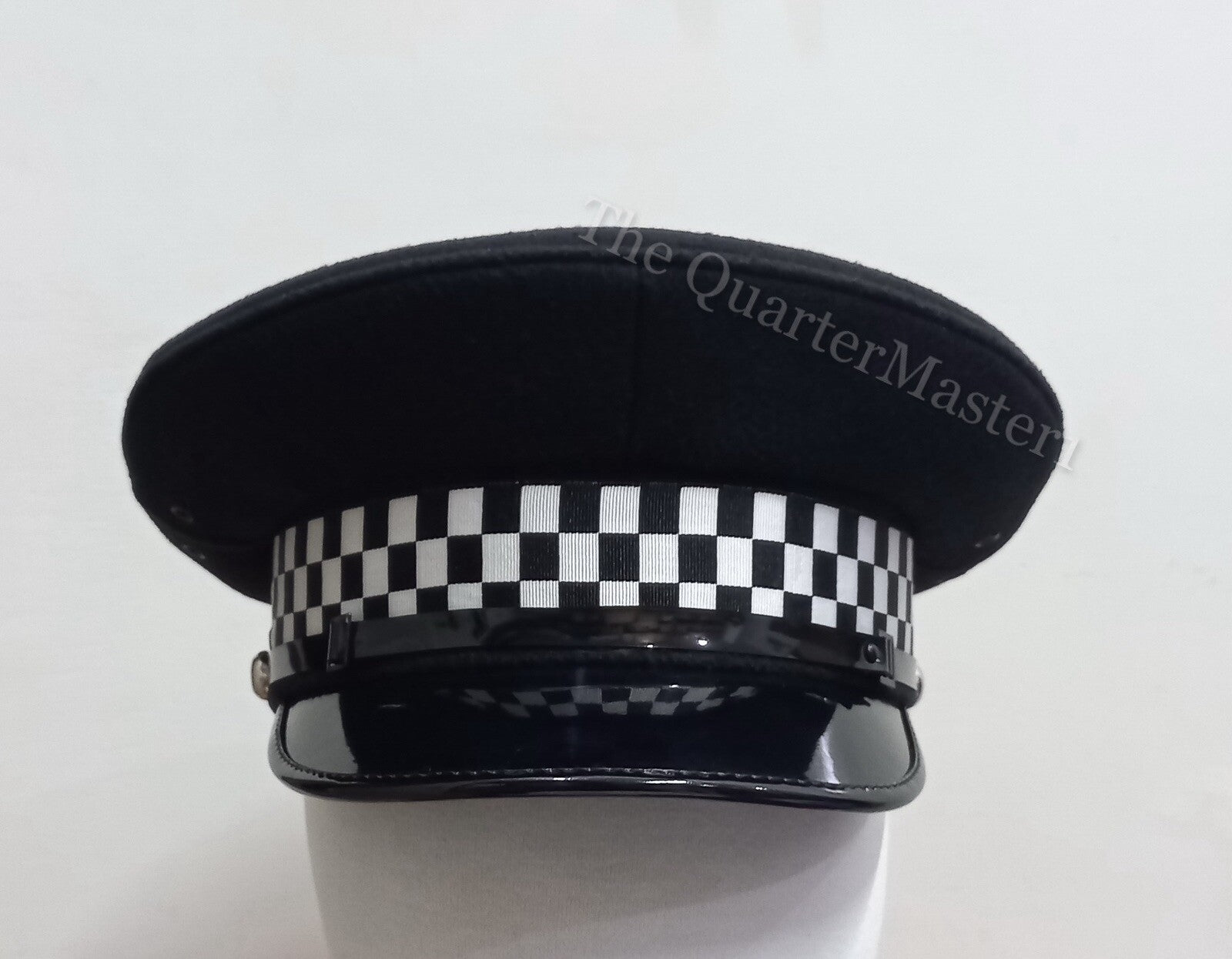 UK/ British Police officer  Cap / Hat ( Black Wool/Melton Top)