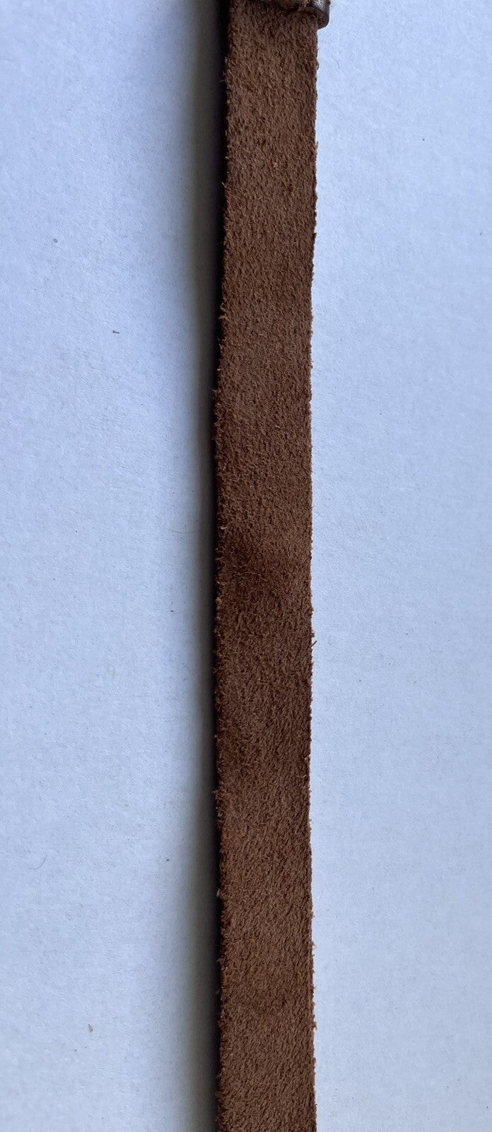 Military Forces Peaked Cap Chin Strap Brown Genuine Leather Adjustable Loops