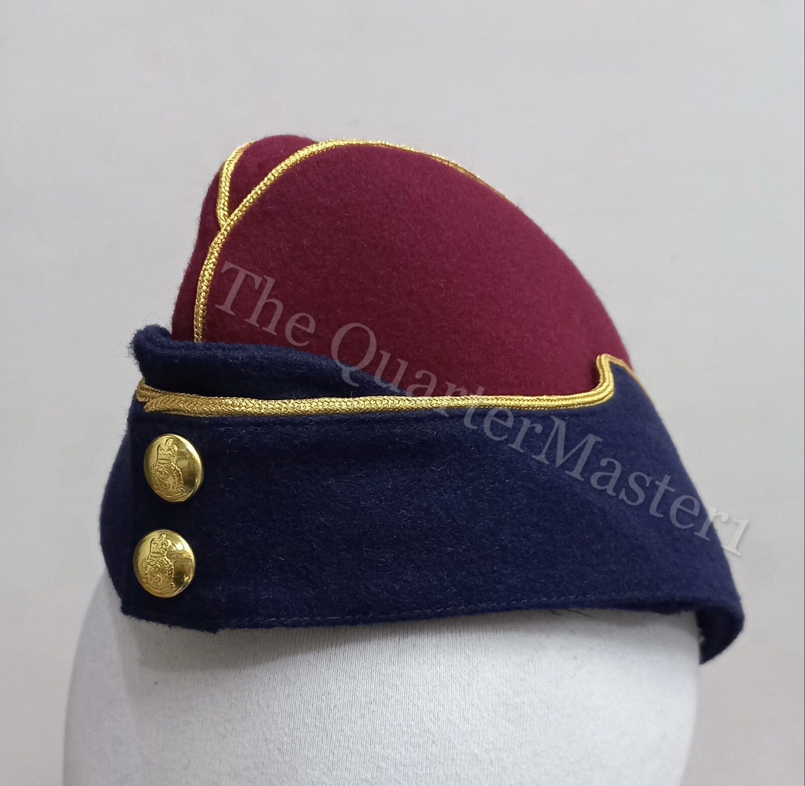 RAMC  Officer`s Side Hat /Cap 100% Wool /Melton , (Brand New)