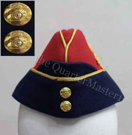 Royal Artillery Officers Side Hat /Cap 100% Wool /Melton , (Brand New)