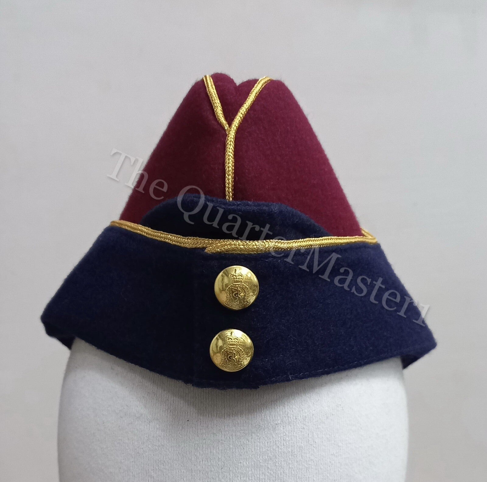 RAMC  Officer`s Side Hat /Cap 100% Wool /Melton , (Brand New)