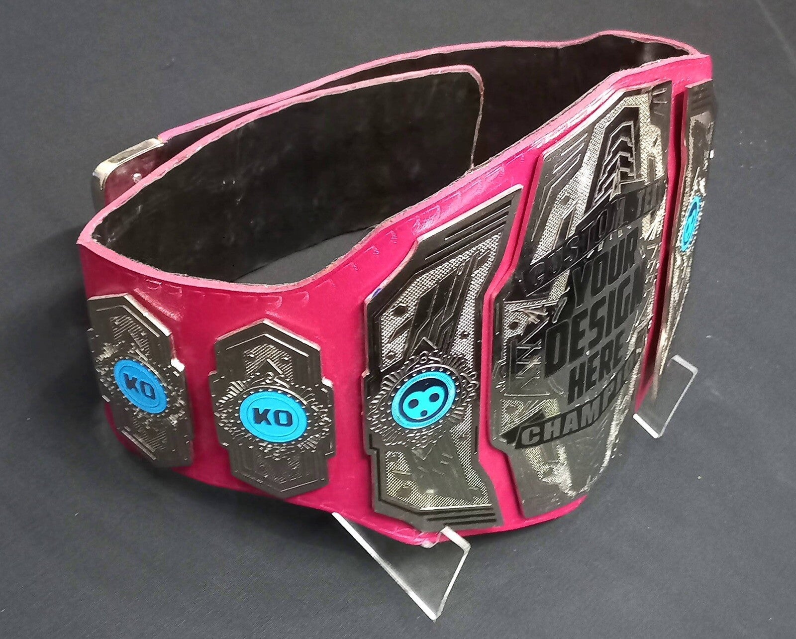 Wrestling ,Boxing,MMA Belt Display Stand / Case Turnbuckle Pad Display Brand New