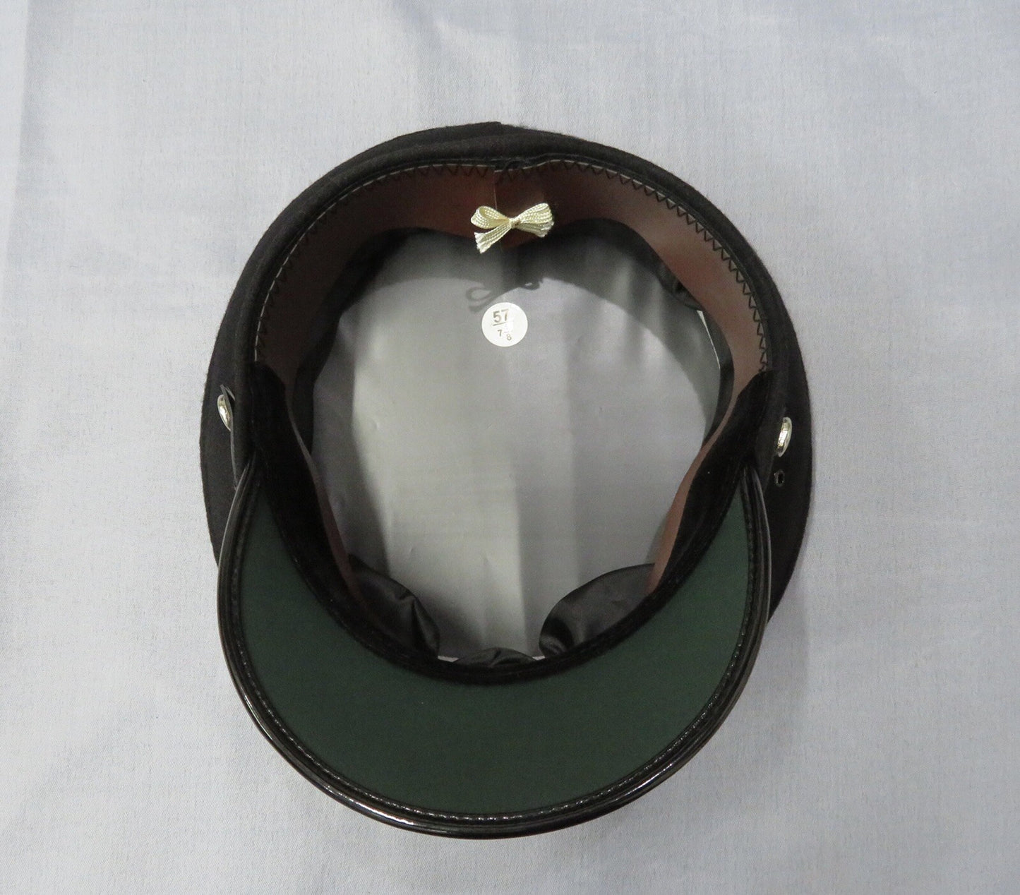 UK/ British Police officer  Cap / Hat ( Black Wool/Melton Top)