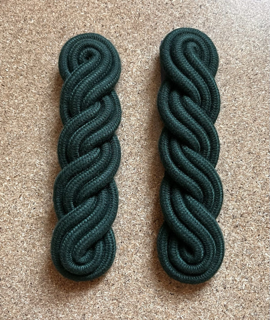 Shoulder Cords Triple Twist Royal Irish Leather Backing Attachment Brand New