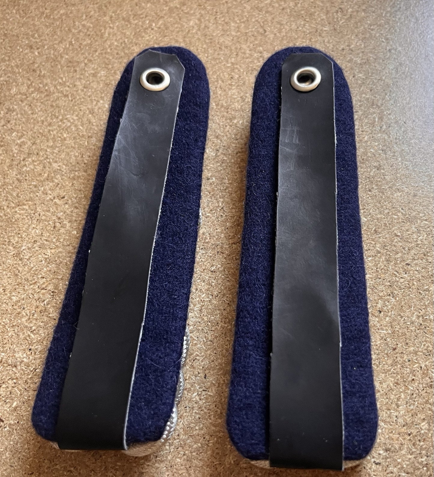 Royal Horse Artillery Shoulder Cords Silver Wire Braid With Backing Attachments