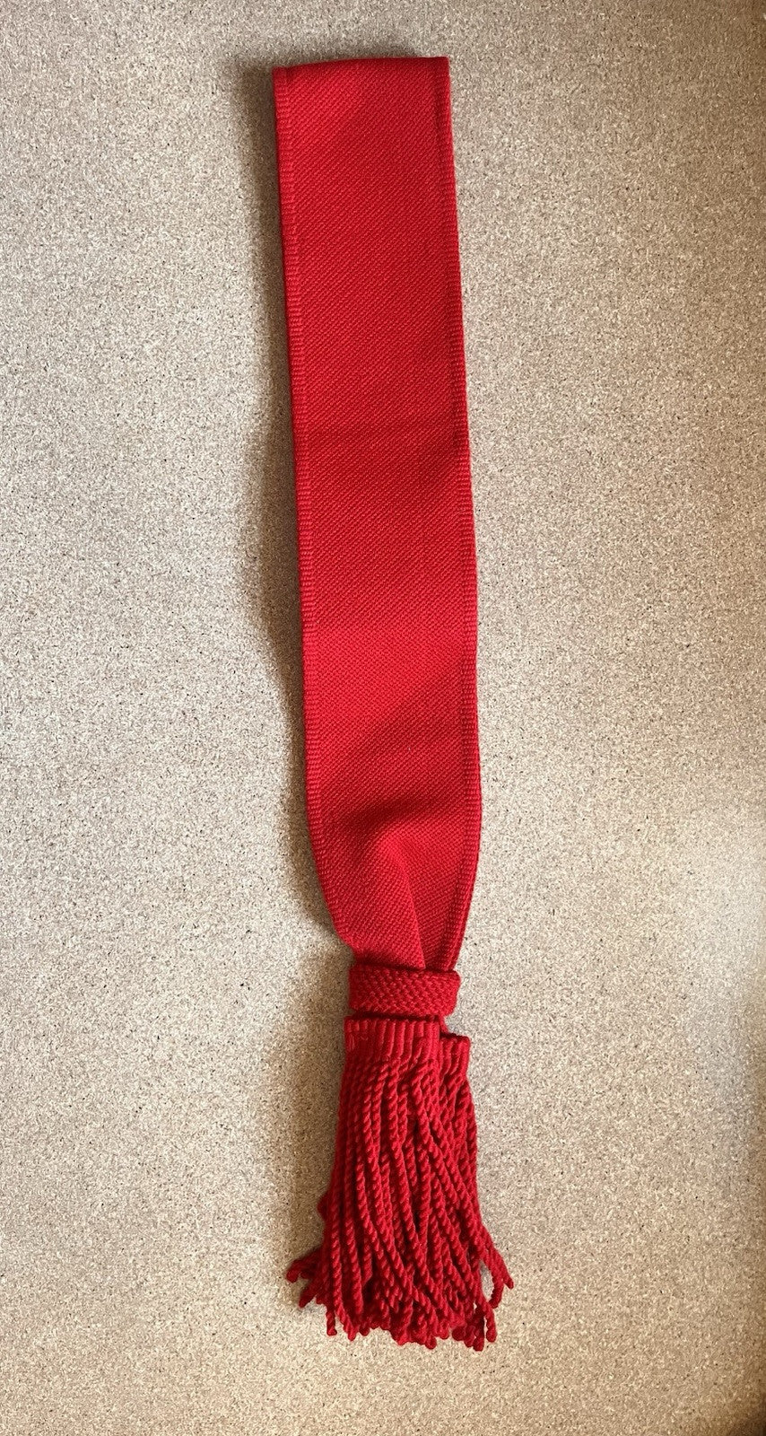 Army Sash Scarlet Shoulder Red Acrylic Sergeants Guards sash