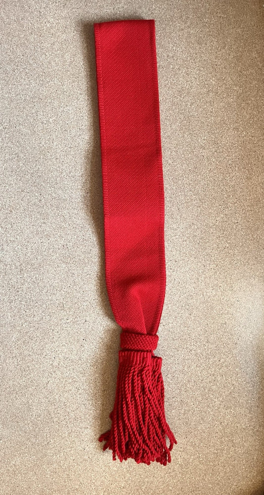 Army Sash Scarlet Shoulder Red Acrylic Sergeants Guards sash